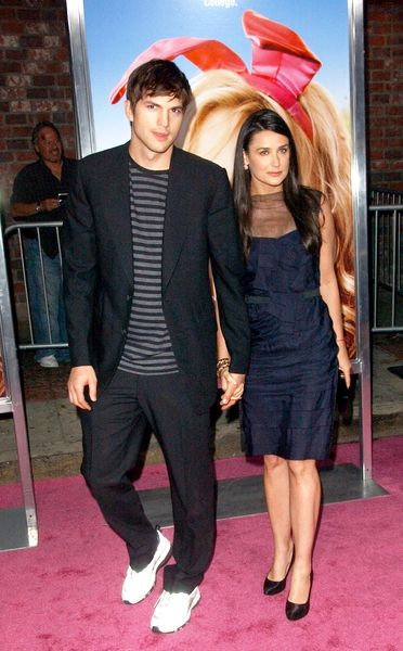 Ashton Kutcher, Demi Moore<br>