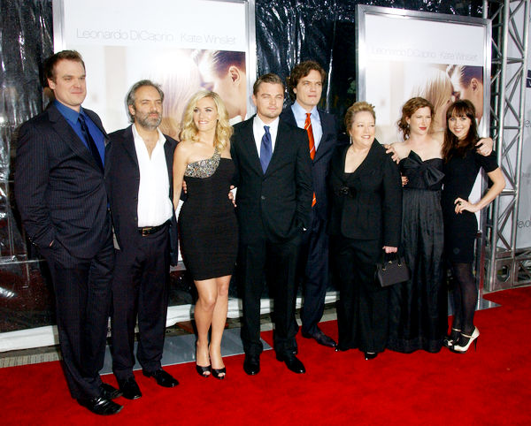 David Harbour, Sam Mendes, Kate Winslet, Leonardo DiCaprio, Michael Shannon, Kathy Bates, Kathryn Hahn, Zoe Kazan<br>