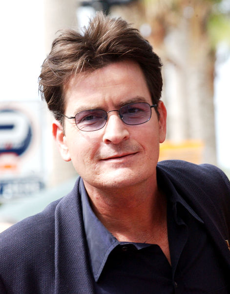 Charlie Sheen<br>Chuck Lorre Receives A Star On The hollywood Walk Of Fame