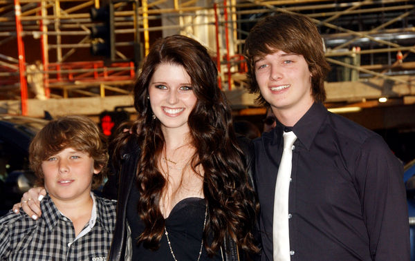 Katherine Schwarzenegger, Patrick Schwarzenegger, Christopher Schwarzenegger<br>