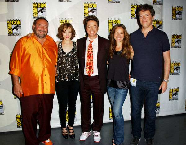 Joel Silver, Rachel McAdams, Robert Downey Jr., Susan Levin, Lionel Wigram<br>2009 Comic Con International - Day 2