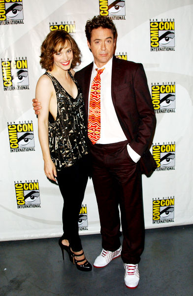 Rachel McAdams, Robert Downey Jr.<br>2009 Comic Con International - Day 2