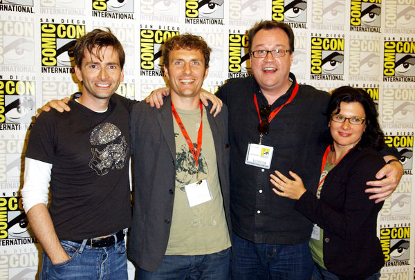 David Tennant, Euros Lyn, Russell T. Davies, Helen Raynor<br>2009 Comic Con International - Day 4