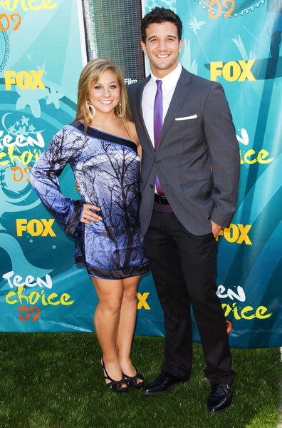 Shawn Johnson, Mark Ballas<br>2009 Teen Choice Awards - Arrivals