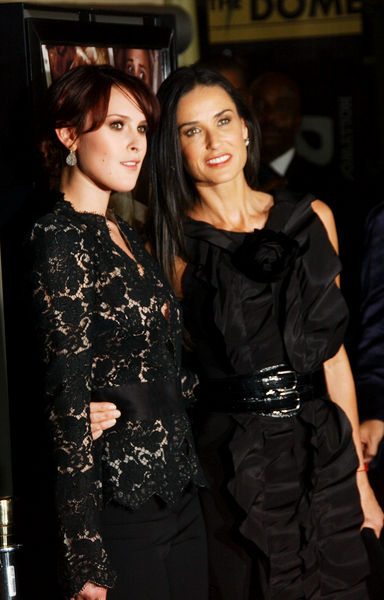 Rumer Willis, Demi Moore<br>