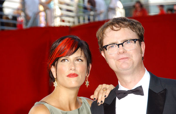 Rainn Wilson, Holiday Reinhorn<br>The 61st Annual Primetime Emmy Awards - Arrivals