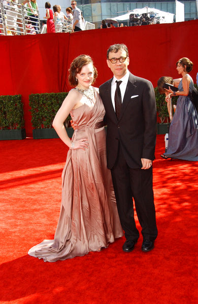 Elisabeth Moss, Fred Armisen<br>The 61st Annual Primetime Emmy Awards - Arrivals