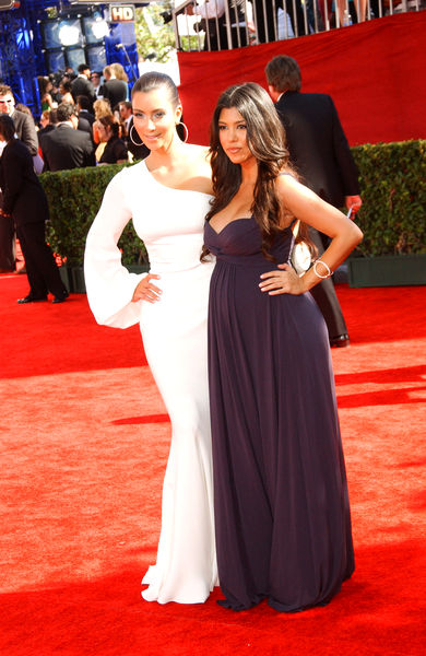 Kim Kardashian, Kourtney Kardashian<br>The 61st Annual Primetime Emmy Awards - Arrivals