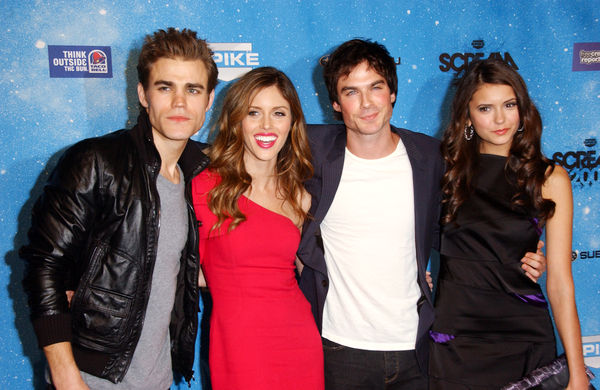 Paul Wesley, Kayla Ewell, Ian Somerhalder, Nina Dobrev<br>Spike TV's 