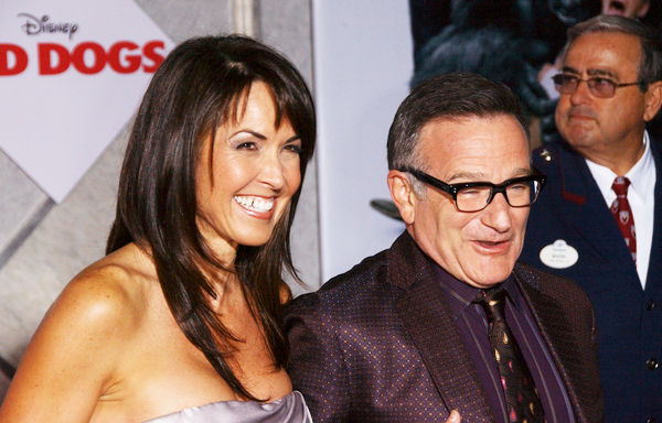 Robin Williams, Susan Schneider<br>