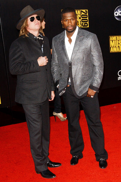 Val Kilmer, 50 Cent<br>2009 American Music Awards - Arrivals