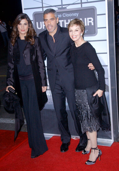 George Clooney, Elisabetta Canalis, Nina Warren<br>