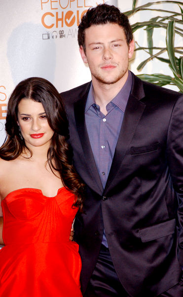 Lea Michele, Cory Monteith<br>36th Annual People's Choice Awards - Press Room