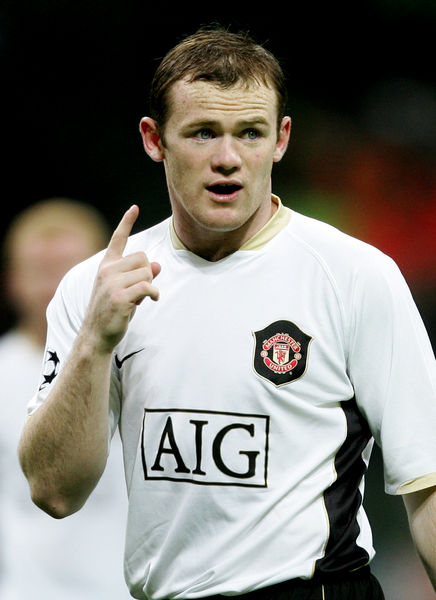 Wayne Rooney<br>UEFA Champions League - Semi-Final - Manchester United vs AC Milan - May 2, 2007
