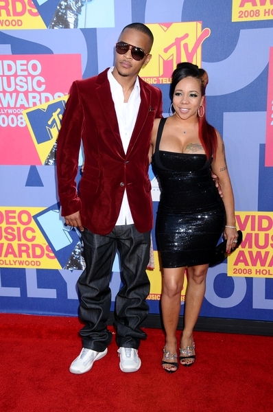 T.I.;Tameka Cottle;<br>2008 MTV Video Music Awards - Arrivals