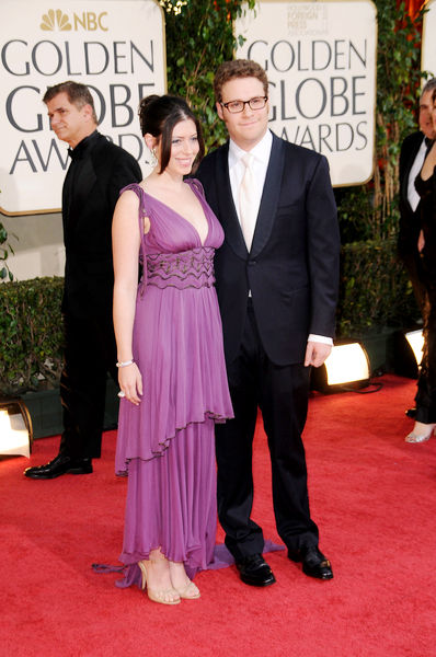 Seth Rogen, Lauren Miller<br>66th Annual Golden Globes - Arrivals