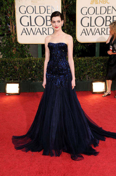 Anne Hathaway<br>66th Annual Golden Globes - Arrivals