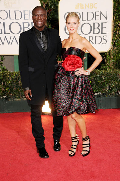 Seal, Heidi Klum<br>66th Annual Golden Globes - Arrivals