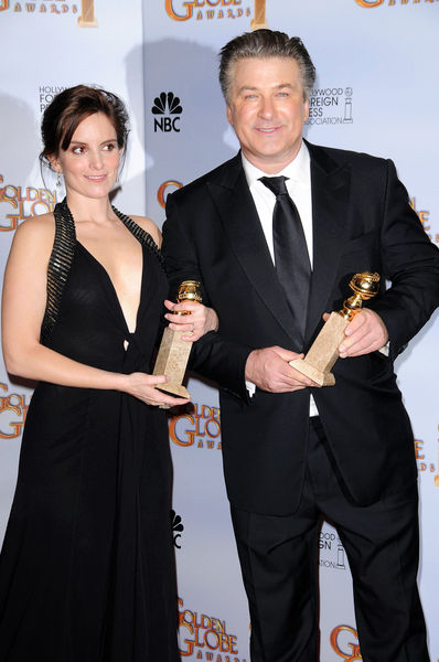 Tina Fey, Alec Baldwin<br>66th Annual Golden Globes - Press Room