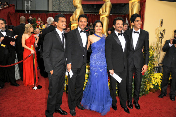 Irfan Khan, Anil Kapoor, Freida Pinto, Dev Patel, Madhur Mittal<br>81st Annual Academy Awards - Arrivals