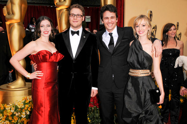 Seth Rogen, Lauren Miller, James Franco, Ahna O'Reilly<br>81st Annual Academy Awards - Arrivals