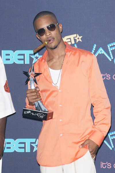 T.I.;<br>2006 BET Awards - Press Room