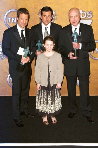 Abigail Breslin, Greg Kinnear, Steve Carell, Alan Arkin<br>13th Annual Screen Actors Guild Awards - Press Room