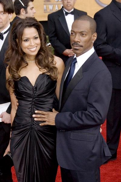 Eddie Murphy, Tracey Edmonds<br>13th Annual Screen Actors Guild Awards - Arrivals