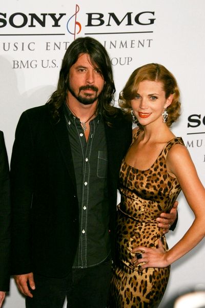 Dave Grohl, Jordyn Blum<br>2008 Clive Davis Pre-GRAMMY Party - Arrivals