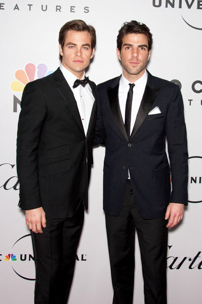 Chris Pine, Zachary Quinto<br>66th Annual Golden Globes NBC After Party - Arrivals