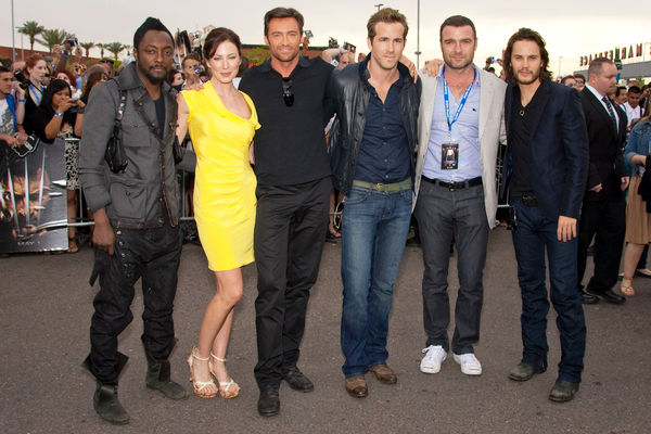 Hugh Jackman, will.i.am, Lynn Collins, Ryan Reynolds, Liev Schreiber, Taylor Kitsch<br>