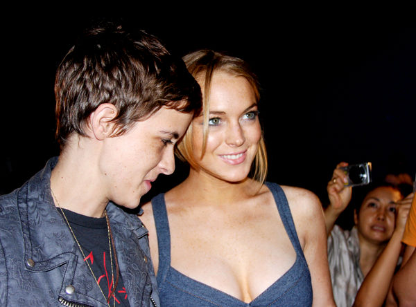 Samantha Ronson, Lindsay Lohan<br>Mercedes-Benz Fashion Week Spring 2009 - Charlotte Ronson Spring 09 Fashion Show