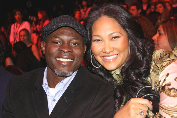 Djimon Hounsou, Kimora Lee Simmons<br>Mercedes-Benz Fashion Week Fall 2009 - Barbie Runway Show - Runway and Front Row