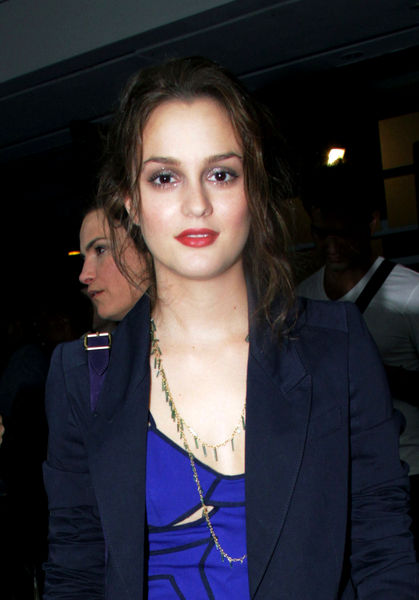 Leighton Meester;<br>Mercedes-Benz Fashion Week Spring/Summer 2010 - Proenza Schouler - Front Row and Runway