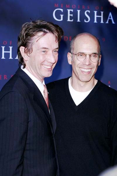 Martin Short, Jeffrey Katzenberg<br>Premiere of Memoirs of a Geisha