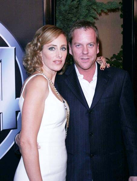 Kim Raver, Kiefer Sutherland<br>24 100th episode & 5th season premiere party