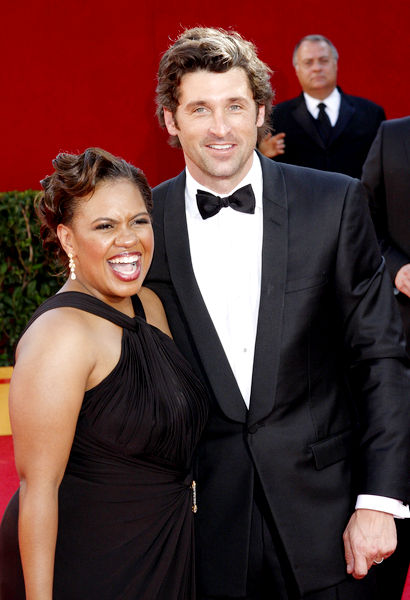 Chandra Wilson, Patrick Dempsey<br>60th Primetime EMMY Awards - Arrivals