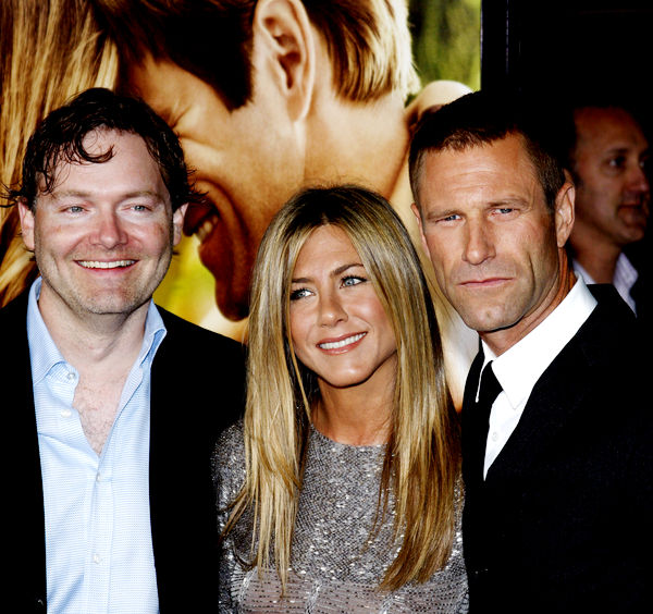 Aaron Eckhart, Jennifer Aniston, Brandon Camp<br>