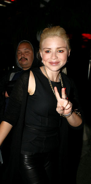 Casey Johnson;<br>Celebrities Departing Mel's Diner in West Hollywood on July 7, 2009