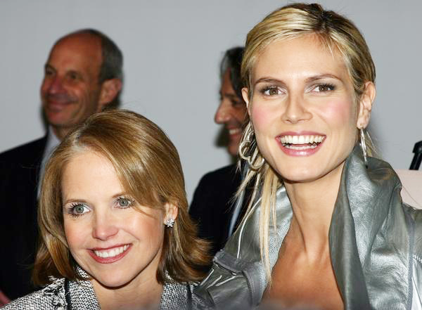 Heidi Klum, Katie Couric<br>Olympus Fashion Week Fall 2005 Day 1