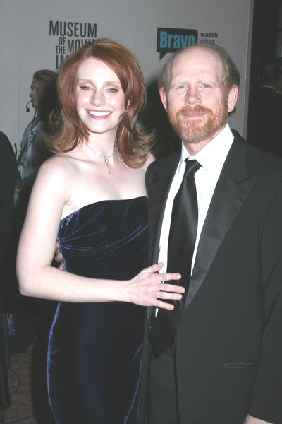 Bryce Dallas Howard, Ron Howard<br>Museum of the Moving Image Salute to Ron Howard