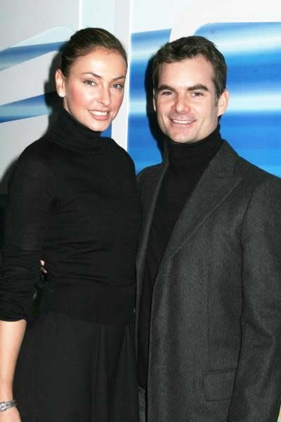 Ingrid Vandebosch, Jeff Gordon<br>Olympus Fashion Week Fall 2006 - Oscar de la Renta Backstage