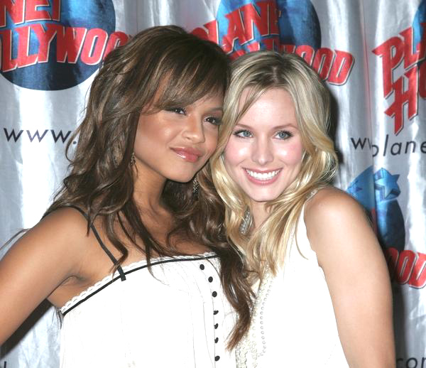 Christina Milian, Kristen Bell<br>The Pulse Press Junket and Handprint Ceremony