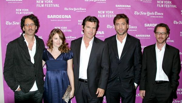 Ethan Coen, Kelly Macdonald, Josh Brolin, Javier Bardem, Joel Coen<br>45th New York Film Festival - 'No Country For Old Men' Movie Screening - Arrivals