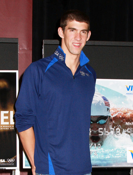 Michael Phelps<br>Michael Phelps Promotes the Visa Grant for Early Swimming Program at the McBurney YMCA