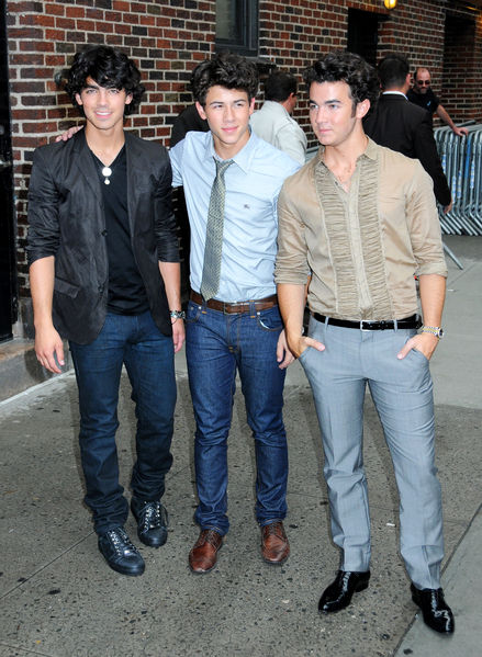 Jonas Brothers<br>The Late Show with David Letterman - June 11, 2009 - Arrivals