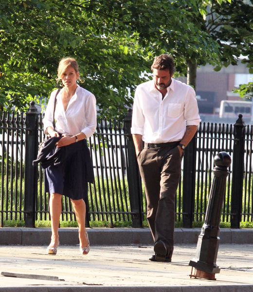 Jeffrey Dean Morgan, Hilary Swank<br>Jeffrey Dean Morgan and Hilary Swank Filming 