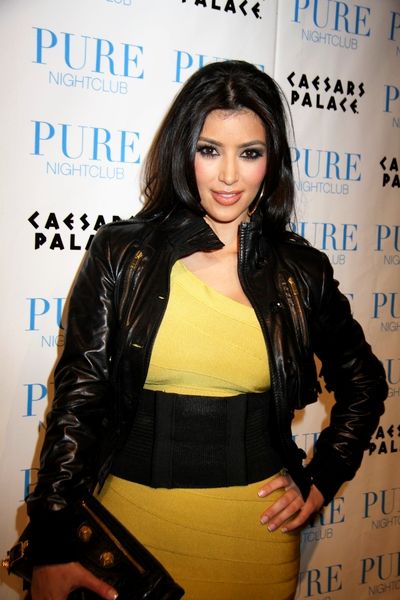 Kim Kardashian<br>Khloe Kardashian's 24th Birthday Celebration Arrivals at Pure Nightclub in Las Vegas
