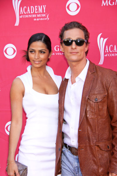 Camila Alves, Matthew McConaughey<br>44th Annual Academy Of Country Music Awards - Arrivals