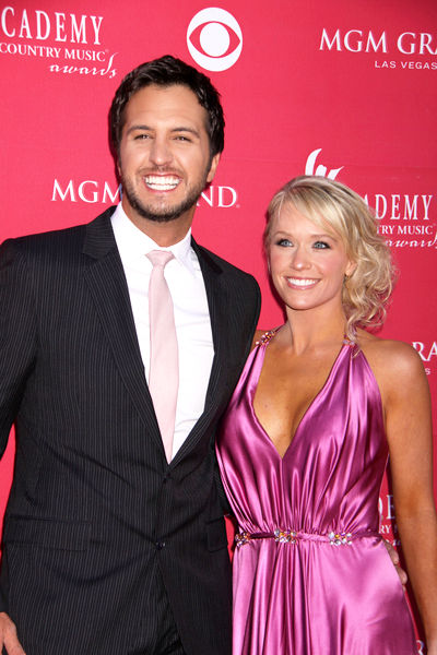 Luke Bryan, Caroline Bryan<br>44th Annual Academy Of Country Music Awards - Arrivals